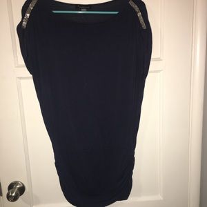 Sleeveless top with embellishments